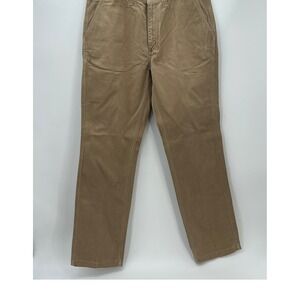 Carhartt Work Pants Mens 38x34 Khaki Cotton‎ Relaxed Fit Utility Canvas ProGear